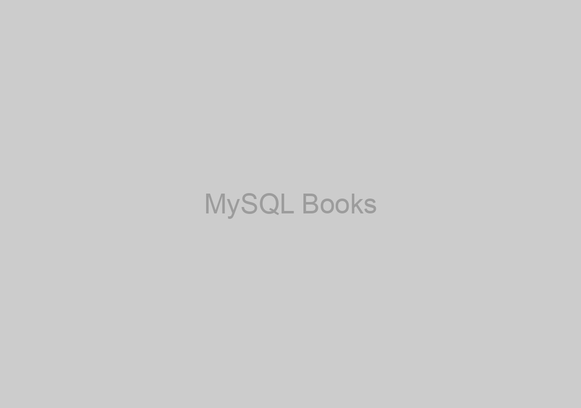 MySQL Books
